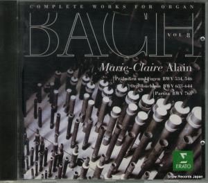 CD: ޥ꡼᥯졼롦 - bach; complete works for organ vol.8 - 4509-96725-2