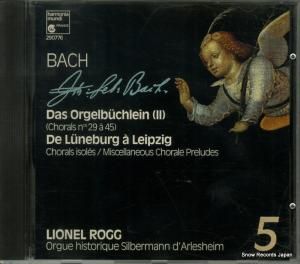 CD: ライオネル・ロッグ - bach; orgelbuchlein 5 - HMX290776
