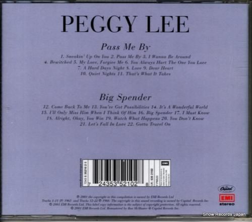 CD: ペギー・リー - pa