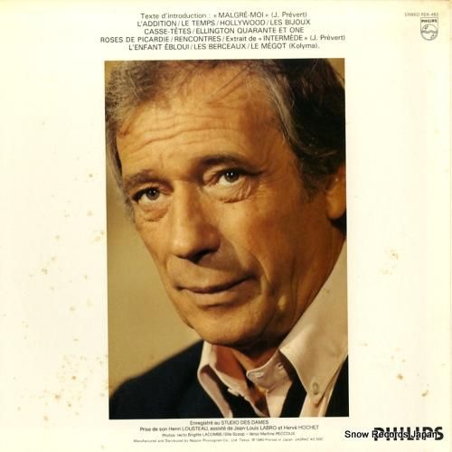 イヴ・モンタン - 昨日、今日