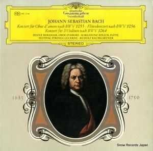 ルドルフ・バウムガルトナー - バッハ:オーボエ・ダモーレ協奏曲イ長調 - MG2134