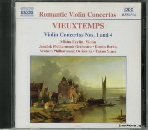 CD: ミーシャ・ケイリン - vieuxtemps; violin concertos nos.1 and 4 - 8.554506