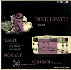 ディヌ・リパッティ - bach; jesu joy of man's desiring - ML4633