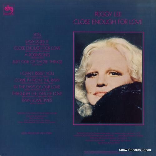 ペギー・リー - クロース・イ