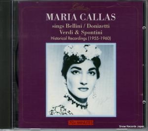 CD: ޥꥢ饹 - sings bellini donizetti verdi and spontini - GL310