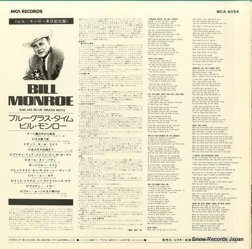 ビル・モンロー - ブルーグラ