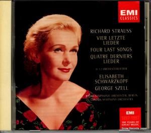 CD: ꥶ١ȡĥå - r.strauss; vier letzte - 724355624123