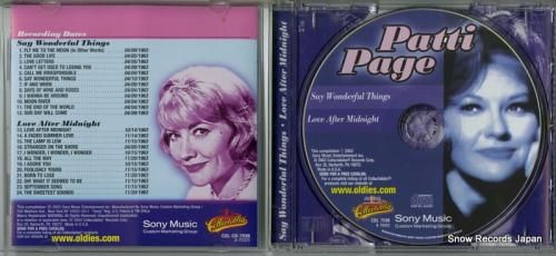 CD: パティ・ペイジ - s