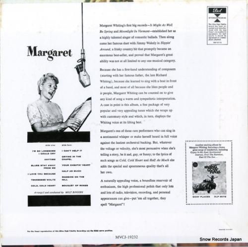 CD: マーガレット・ホワイテ