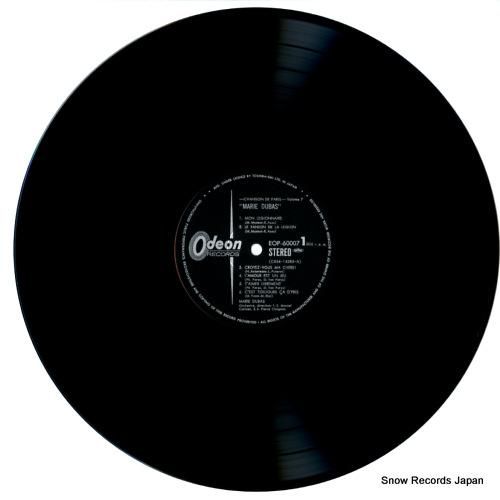マリ・デュバ - シャンソン・