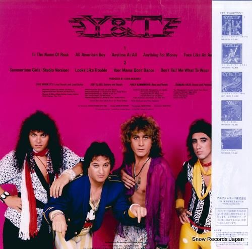 Y&T - ダウン・フォー・ザ