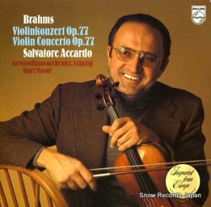 SALVATORE ACCARDO brahms; violinkonzert op.77 9500624