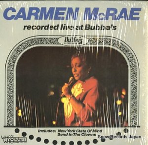 CARMEN MCRAE recorded live at bubba's WWLP-21020