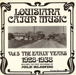V/A louisiana cajun music vol.5 the early years 1928-193 OT114