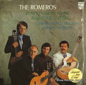THE ROMEROS music for four guitars 9500296