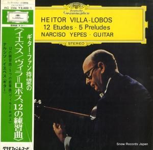 ナルシソ・イエペス ヴィラ=ロボス:12の練習曲・5つの前奏曲 MG2356