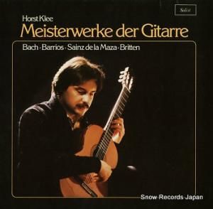HORST KLEE meisterwerke der gitarre 1185
