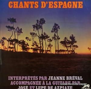 JEANNE BREVAL chants d'espagne LPE114