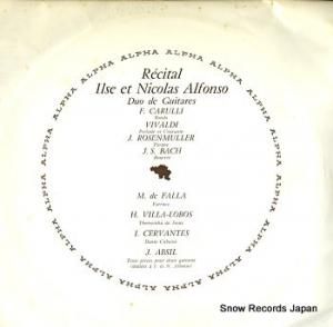 ILSE ET NICOLAS ALFONSO recital DB85