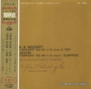 ヴィルヘルム・フルトヴェングラー モーツァルト 交響曲第40番 ト短調 AA-7240