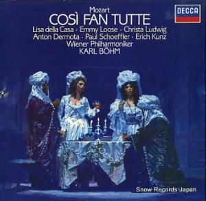カール・ベーム mozart; cosi fan tutte 417185-1