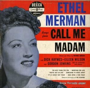 エセル・マーマン call me madam DL5304