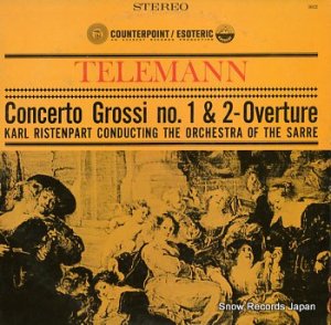 롦ꥹƥХ telemann; concerto grossi no.1 & 2 overture 5612