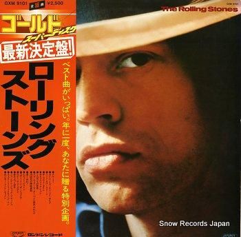 ダークブラウン 茶色 ローリングストーンズ ゴールドディスク