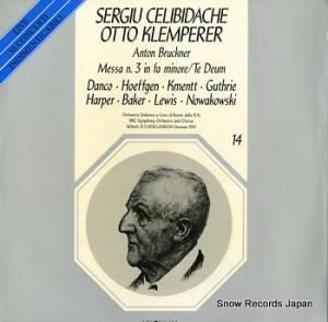 åȡڥ顼 bruckner; messa n.3 te deum MEL214(2)