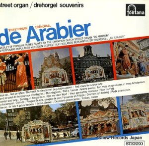DE ARABIER street organ  drehorgel souvenirs 826284QY