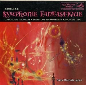 シャルル・ミュンシュ berlioz; symphonie fantastique op.14 LM-1900