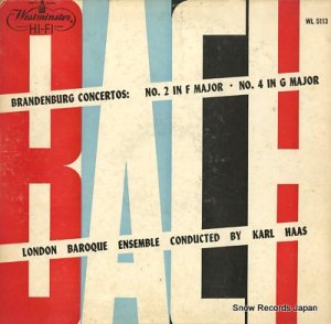 롦ϡ bach; brandenburg concertos no.2 in f major no.4 in g major WL5113