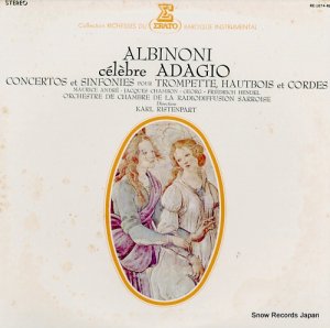 カール・リステンバルト アルビノーニ：弦楽とオルガンのためのアダージョ RE-1074-RE