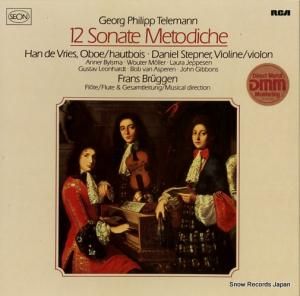 フランス・ブリュッヘン telemann; 12sonate metodiche RL30478