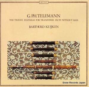 Хȥɡ telemann; the twelve fantasias for transverse flute without bass ACC7803