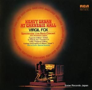 RODGERS TOURING heavy organ at carnegie hall virgil fox ARL1-0081