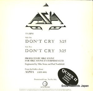  don't cry PRO-A-2049