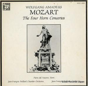 ピエール・デル・ヴェスコーヴォ mozart; four concertos for horn MHS1800