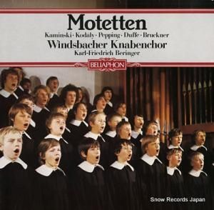 󥺥ХåϾǯ羧 bach; motetten 680.05.001