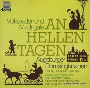 饤ϥȡ顼 an hellen tagen volkslieder und madrigale HM611D
