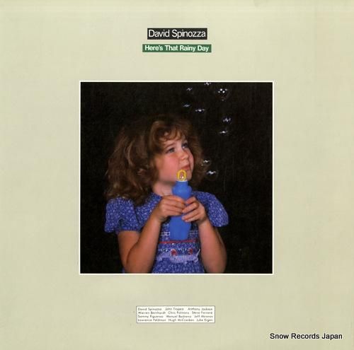 LP David Spinozza Heres That Rainy Day 28AP2662PROMO CBS SONY Japan Vinyl プロモ 未開封 /00260 LP David Spinozza Heres That Rainy Day 28AP2662 CBS SONY