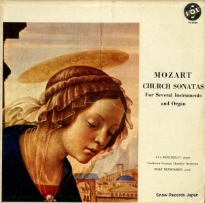 ա饤ϥ mozart; church sonatas for several instruments and organ PL9980