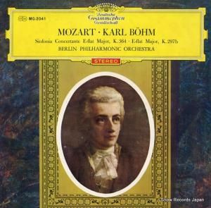 カール・ベーム モーツァルト:ヴァイオリン・ヴィオラと管弦楽のための協奏交響曲 MG2041