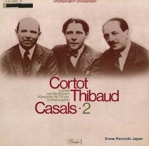 CORTOT THIBAUD CASALS 2 beethoven; klaviertrio nr.7 b-dur erzherzogstrio 1C047-00857M