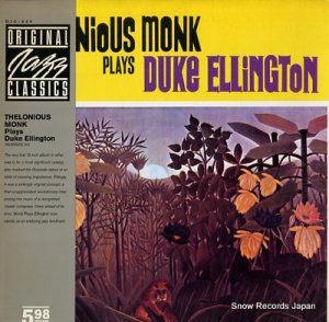 ˥ thelonious monk plays duke ellington OJC-024