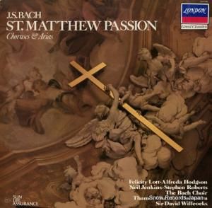 ǡåɡ륳å bach; st. matthew passion SPA596