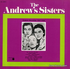 ɥ塼 the andrew's sisters CUL-1020-E