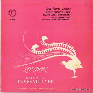 ԥ롦ѥ jean-marie leclair; eight sonatas for flute and continuo OL50050/OL50051