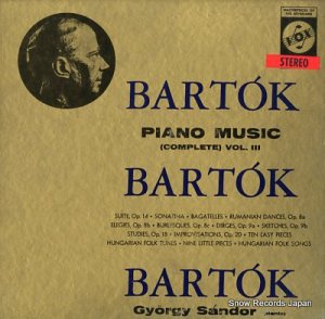른塦㡼ɥ bartok; piano music vol.iii VBX427