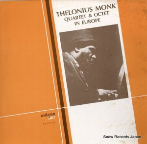 ˥ thelonious monk quartet & octet in europe UJ12